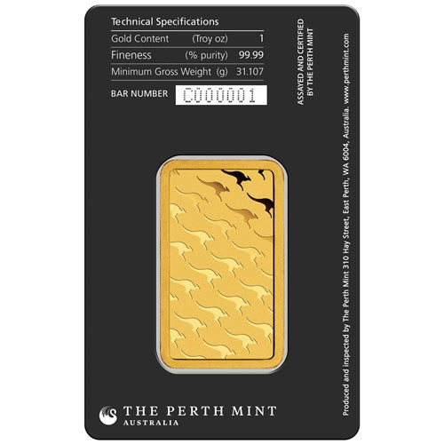 Perth Mint 2x1oz Gold Bars + Free 5g Gold Bar – Limited-Time Offer!