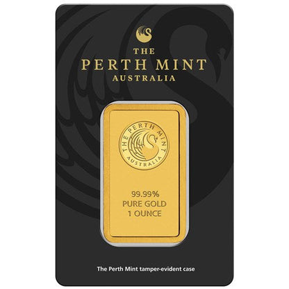 1 oz Perth Mint Gold Bar - Pure Gold Investment